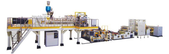 Twin Screw Food Package Material Pet PLA Sheet Extrusion Lines