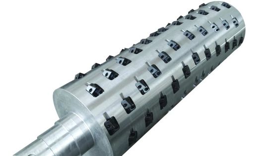 Single Shaft Industrial Plastic Shredder Machine For Waste Materials