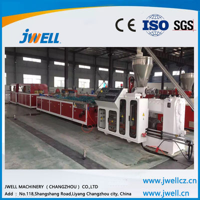 JWELL Indoor Outdoor Floor Board Making Machine PE WPC PVC Profile Extrusion Line