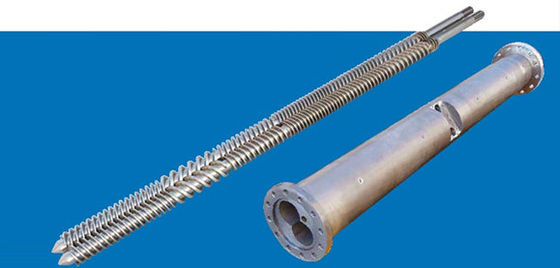 JWELL Nitriding Treatment 38CrMoAlA Extruder Screws And Barrels