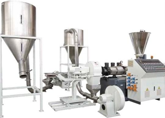 Twin Screw Pelletizing Machine PVC Conical Twin Screw Granulator
