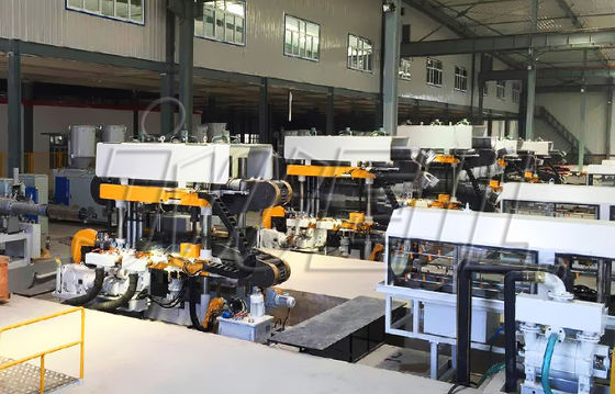 Vertical HDPE PP DWC Double Wall Corrugated Pipe Machine