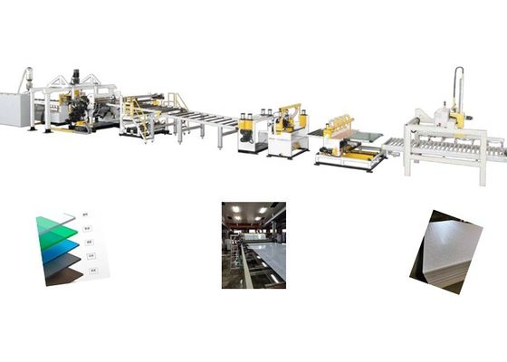 PMMA PC  GPPS  ABS Plastic Plate Sheet Extrusion Line