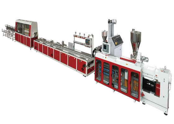 JWELL Conical Twin Screw Extruder PVC WPC Profile Extrusion Machine Panel Making Machine