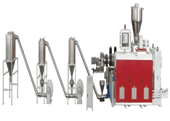 JWELL Waste Plastic Recycling Machine PVC Counter Conical Twin Screw Granulator Machine