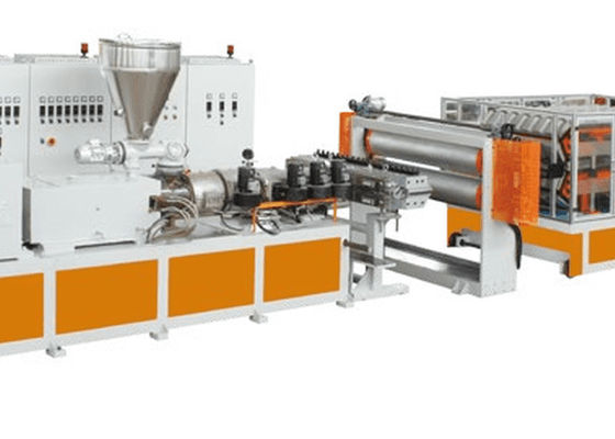 JWELL Corrugated Roofing PVC Single Multi Layer Pvc Profile Extruder