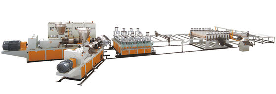JWELL Corrugated Roofing PVC Single Multi Layer Pvc Profile Extruder