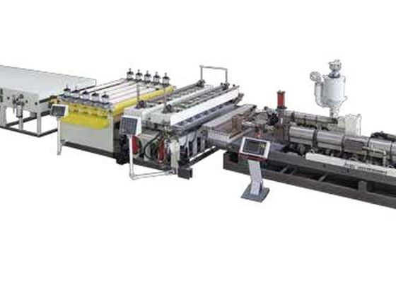 Cross Section Plate PC PE Pp Hollow Sheet Extrusion Lines