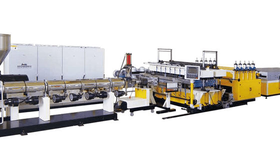 350kg H Cross Section Plate PE Pp Hollow Sheet Extrusion Line