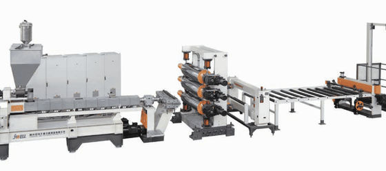 Modified Plastic Plate 800kg Hr Sheet Extrusion Line