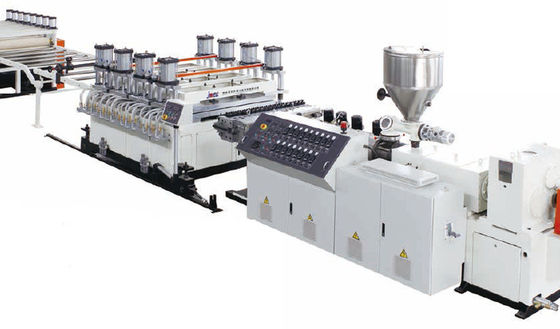 JWELL PVC Semi Skinning Co Extrusion Foam Wpc PVC Board Making Machine