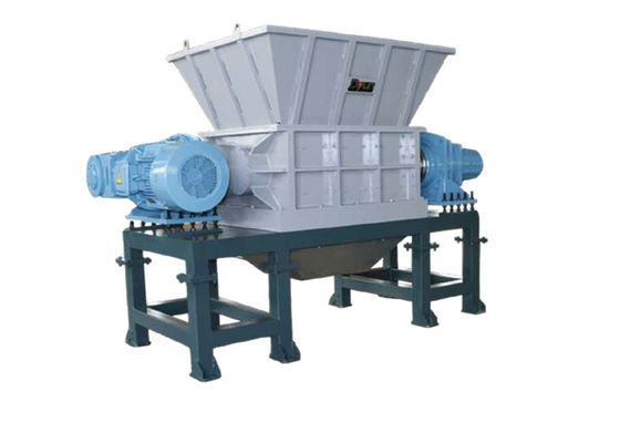 1000kg h 22kw Two Shaft Plastic Recycling Shredder