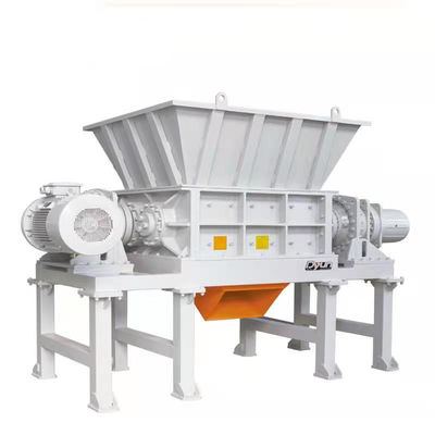 JWELL Low Noise 2000kg/h Tyre Recycling Two Shaft Plastic Film Shredder