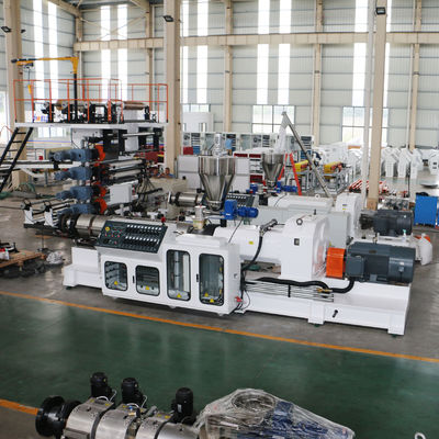 JWELL PVC Counter Conical Twin Screw Pelletizing Machine Granulator