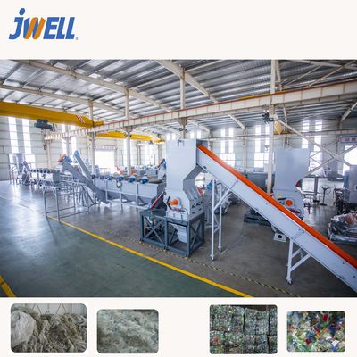 Plastic Waste Recycling Machines CE 1000kg/H PET Bottles Crushing Washing Machine