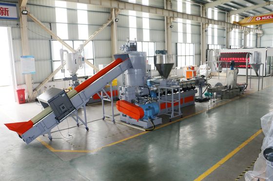 LDPE BOPP Plastic Film Recycling Three Machine Integrated Pelletizing Line