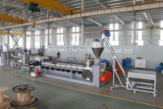 PP PE Waste Plastic Flakes Recycling Water Ring Cutting Pelletizing Line